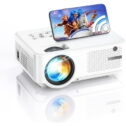 Bomaker WiFi Mini Projector, Home Theater Movie Projector, Native HD 1280x800P, 200'', Compatible with Android/iOS/HDMI/USB/SD/VGA