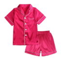 BONIXOOM Trendy Toddler Girl Outfits Kids Clearance Clothes Pullover Short Sleeve Summer Solid Set on Clearance Hot Pink Size 5...