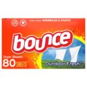 Bounce Dryer Sheets, Outdoor Fresh Scent, 80 Count