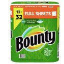 Bounty Full-Sheet Paper Towels, White, 86 Sheets, 12 Count