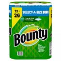 Bounty Select-A-Size Paper Towels, White (108 Sheets/Roll, 12 Rolls)