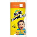 Bounty Essentials 2-Ply Paper Towels 11 x 10 1/4 Print 78 Sheets Per Roll 1 Roll