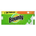 Bounty Paper Towels, White, 8 Triple Rolls, 8 Count