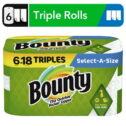 Bounty Select-a-Size Paper Towels, 6 Triple Rolls, White