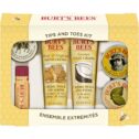 Burt's Bees Tips and Toes Gift Set, 6 Travel Size Products in Gift Box - 2 Hand Creams, Foot Cream,...