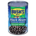 Bush's Reduced Sodium Black Beans, Canned Black Beans, 15 oz Can