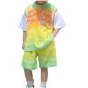 CaComMARK PI Boys Clothes Outfit Set Clearance Summer Outfits Cute Short Sleeve T-Shirt Shorts 2 Piece Set 5-16T Gift for...