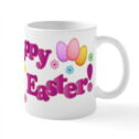 CafePress - Happy Easter Bunny Mug - 11 oz Ceramic Mug - Novelty Coffee Tea Cup