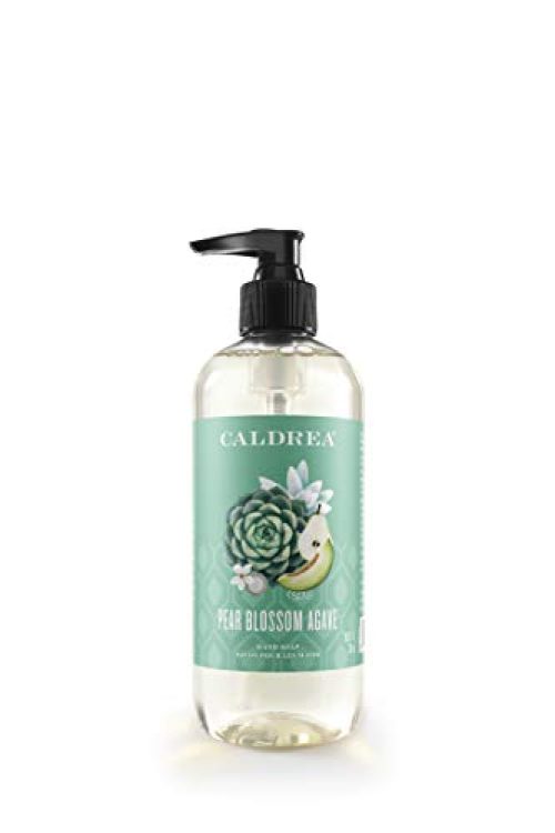 Caldrea Hand Wash Soap, Aloe Vera Gel, Olive Oil and Essential Oils to Cleanse and Condition, Pear Blossom Agave Scent,...