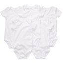 Carters Unisex Baby 5-Pack Short Sleeve Original Bodysuits White