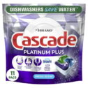 Cascade Platinum Plus Dishwasher Detergent Pacs, Fresh, 11 Count