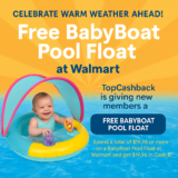 Celebrate Warm Weather with a Free BabyBoat Pool Float at Walmart