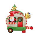 Celebrations 9080569 7.5 ft. Holiday Camper with Santa Inflatable