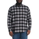 Chaps Men's Long Sleeve Performance Flannel Shirt-Sizes XS up to 4XB