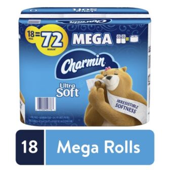 Charmin Ultra Soft Toilet Paper, 18 Mega Rolls, 264 Sheets Per Roll