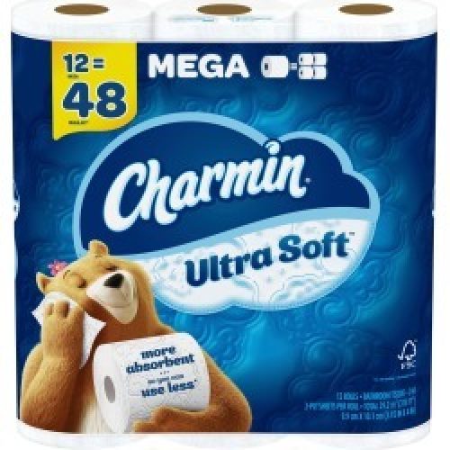 Charmin Ultra Soft Toilet Paper Mega Rolls - 12 ct