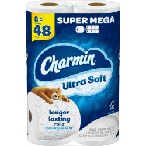 Charmin Ultra Soft Toilet Paper Mega Rolls - 8 ct