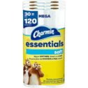 Charmin Essentials Soft Toilet Paper 30 Mega Rolls, 330 Sheets Per Roll (Packaging May Vary)