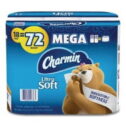 Charmin Essentials Strong Bathroom Tissue, Septic Safe, 1-Ply, White, 451/Roll,12 Rolls/Pack (03158)