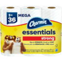 Charmin Essentials Strong Toilet Paper, 9 Mega Roll