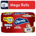 Charmin Ultra Strong Toilet Paper, 12 Mega Rolls