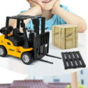 Cheers US Friction Fork Lift with Pallet Cargo Warehouse Truck Vehicle Toy Forklift for Kids