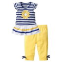 CHGBMOK 2Pcs Baby Girls Kids Cute Flower T-Shirt Tops+Shorts Pants Outfits Summer Clothes 1-8Y