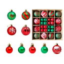 CHGBMOK Christmas Clearance 44 Pieces Of Christmas Ball Ornaments Christmas Tree Decoration Holiday Wedding Party Decoration