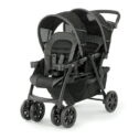 Chicco Cortina Together Double Stroller - Minerale (Black/Silver)