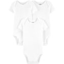 Child of Mine by Carter's Baby Boys' & Girls' Short Sleeve Bodysuits, 3 Pack (Preemie-18M)