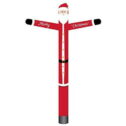Christmas Santa Claus 20 Foot Tall Inflatable Tube Man Air Powered Dancing Puppet Guy for Outdoor Advertising, Replacement Dancer Only