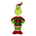 Christmas Yard Airblown Inflatable Grinch As Santa