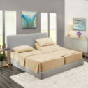 Clara Clark Split King Size Bed Sheets Set for Adjustable Beds - Deep Pocket 5 Piece - 1800 Hotel Luxury...