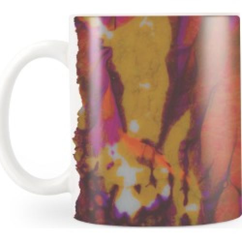 Classic Mug - Hot Colors in Brown/Orange/Pink by VIDA Original Artist