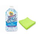 Clean Shower Daily Shower Cleaner + Free Microfiber Cleaning Cloth