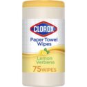 Clorox Multi-Purpose Paper TowelWipes, Lemon Verbena Scent - 75 Wipes