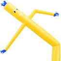 Cloud 9 Inflatable Wacky Waving Tube Man, Yellow 20 ft Dancing Air Puppet with Flailing Arms