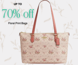 Coach Floral Print Bags Up to 70% Off!