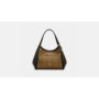 Coach Kristy Shoulder Bag In Blocked Signature Canvas in Gold/Khaki Brown Multi
