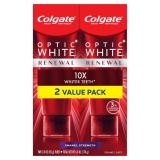 Colgate Optic Renewal Teeth Whitening Toothpaste with Fluoride, 3% Hydrogen Peroxide, High Impact, White, Mint, 6 Oz, 2 Pack – AMAZON DEAL!