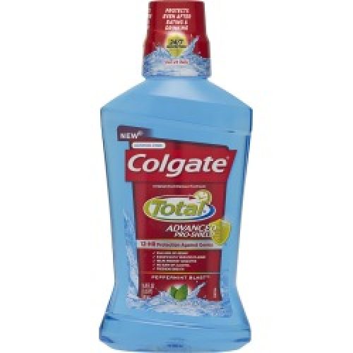 Colgate Total Advanced Pro-Shield Antigingivitis/Antiplaque Mouthwash, Alcohol Free, Peppermint Blast - 16.9 fl oz