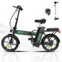 COLORWAY Electric Bike,500W/8.4Ah/36V Removable Battery E Bike, Electric Foldable Pedal Assist E-Bicycle,19.9MPH Bicycle for Teenager and Adults BK5M