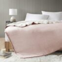 Comfort Spaces Velvet Plush Reverse To Sherpa 15lb Weighted Blanket Velvet, 60