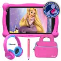 Contixo 7 inch Kids Learning Tablet, Bluetooth Kids Wireless Headphone and Tablet Bag bundle with Teacher approved apps and parent...