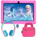 Contixo 7 inch Kids Learning Tablet Bundle - 16GB Storage, Bluetooth, Android, Dual Cameras, Parental Control, Kids Bluetooth Headphone &...