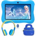 Contixo 7 inch Kids Learning Tablet Bundle - 2GB RAM 32GB Storage, Bluetooth, Android 10, Dual Cameras, Parental Control, Kids...