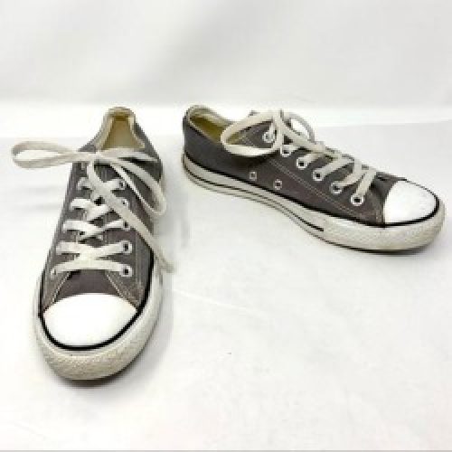 Converse Shoes | Grey Converse Chuck Taylor Sneakers, 7 | Color: Gray/White | Size: 7
