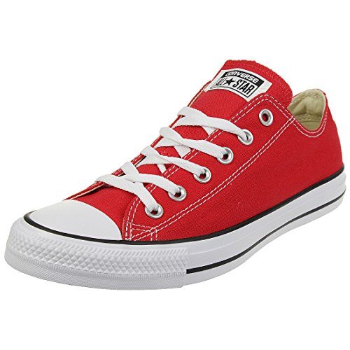 Converse Unisex Chuck Taylor All Star Ox Low Top Red Sneakers - 5.5 B(M) US Women / 3.5 D(M) US...