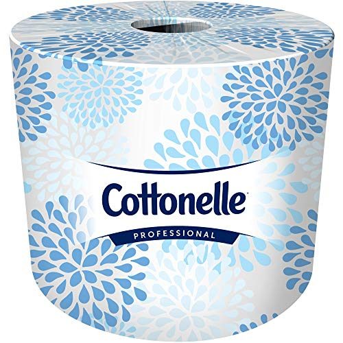Cottonelle Professional Bulk Toilet Paper for Business (13135), Standard Toilet Paper Rolls, 2-PLY, White, 20 Rolls / Case, 451 Sheets...