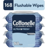 Cottonelle Flushable Wipes  AT WALMART!